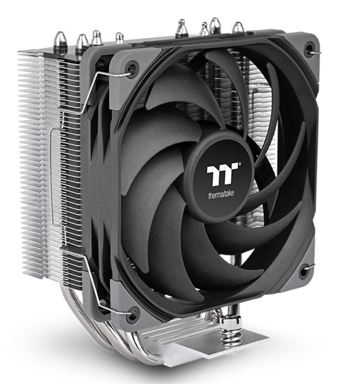 Thermaltake UX400 Procesor Chłodnica powietrza 12 cm Czarny, Srebrny 1 szt.