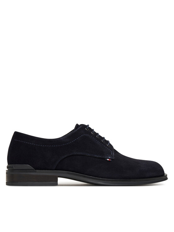Tommy Hilfiger Półbuty Corporate Derby FM0FM05582 Granatowy