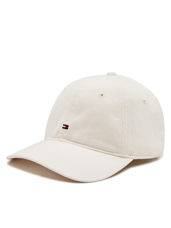 Tommy Hilfiger Czapka z daszkiem Flag '85 Soft 6 Panel Cap AM0AM12531 Biały