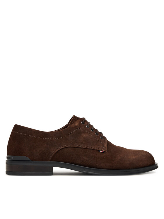 Tommy Hilfiger Półbuty Corporate Derby FM0FM05582 Brązowy