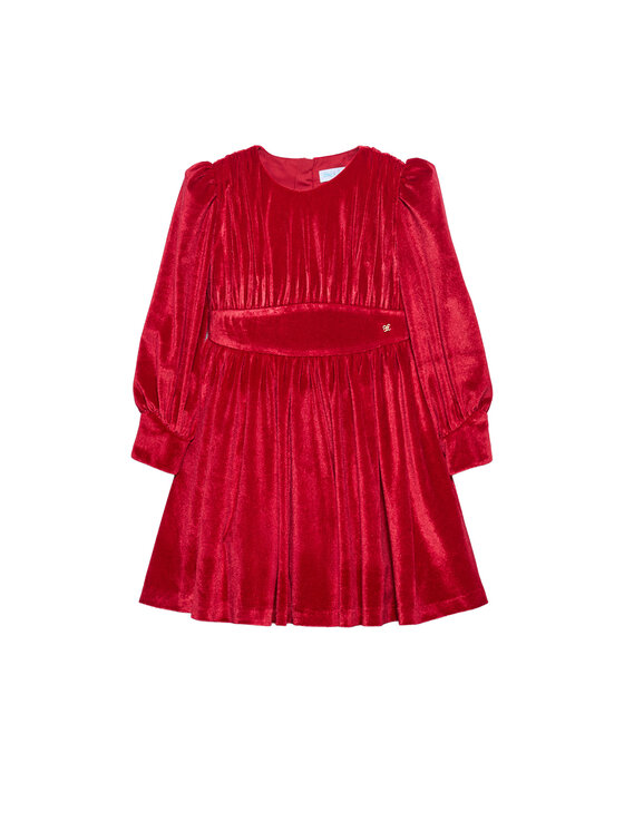 Abel & Lula Sukienka elegancka 5528 Czerwony Regular Fit