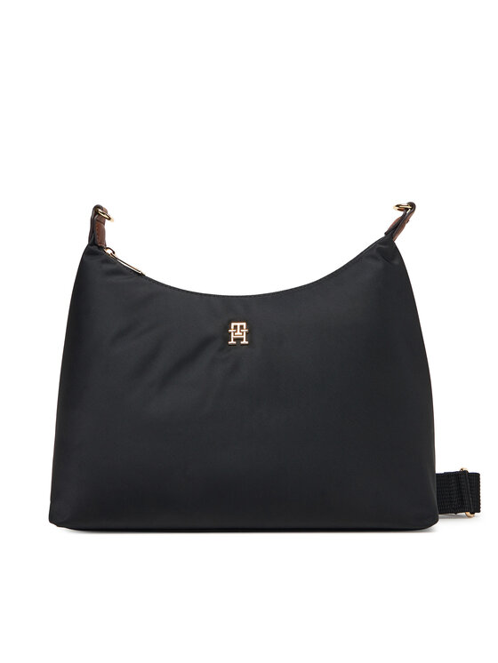 Tommy Hilfiger Torebka Popette Shoulder Bag AW0AW17937 Czarny