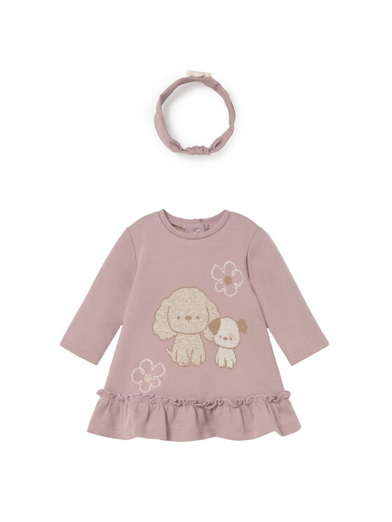 Mayoral Sukienka codzienna 2809 Różowy Regular Fit