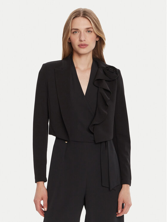 Rinascimento Bolerko CFC0126217003 Czarny Regular Fit