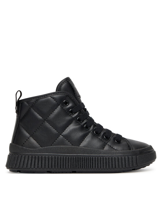 Geox Sneakersy J Laquinny J56M3F 000BC C9999 S Czarny