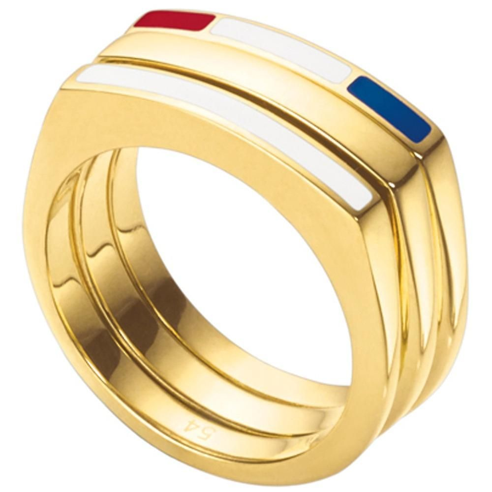 Biżuteria TOMMY HILFIGER 2700581B. Pierścionek, Kolor złoty. Kobieta.