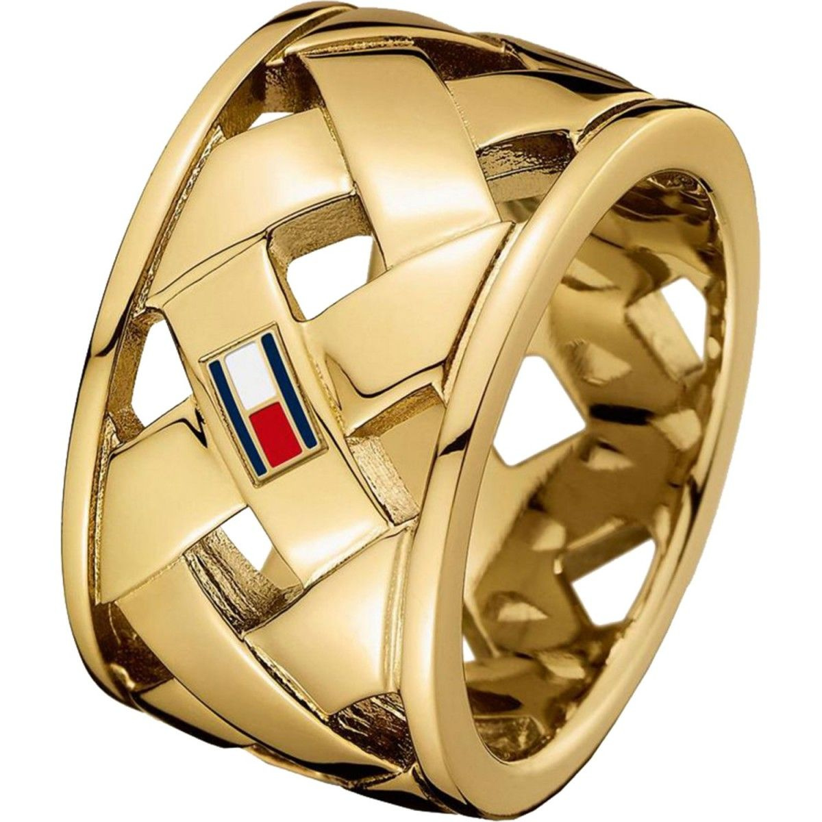 Biżuteria TOMMY HILFIGER 2701024E. Pierścionek, Kolor złoty. Kobieta.