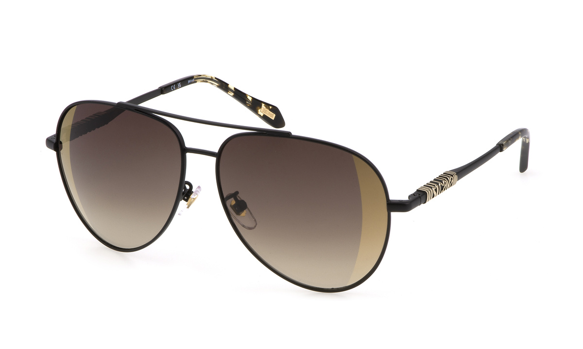 Okulary JUST CAVALLI SJC029-60305G. Okulary przeciwsłoneczne, Kolor czarny. Kobieta.