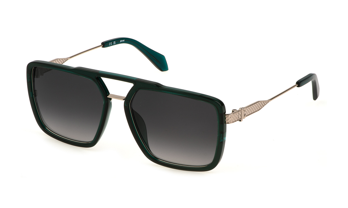 Okulary JUST CAVALLI SJC040-580G61. Okulary przeciwsłoneczne, Kolor złoty. Mężczyzna.