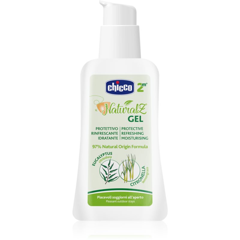 Chicco NaturalZ Protective & Refreshing Gel żel ochronny odstraszający komary 2 m+ 60 ml