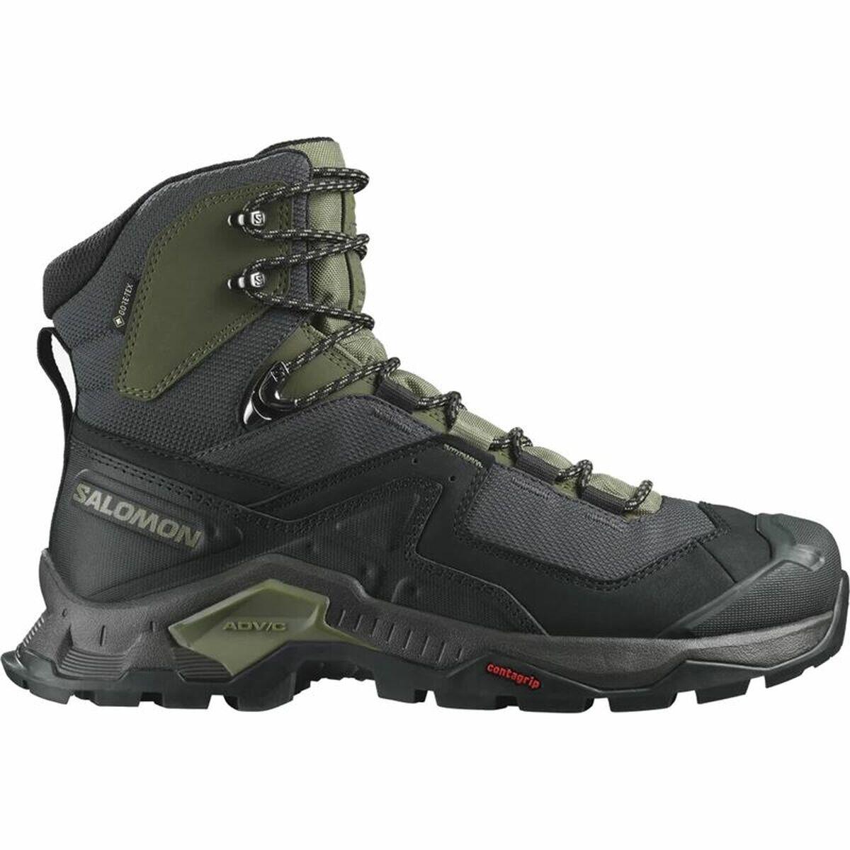 Salomon Quest Element GTX Shoes Men, czarny/oliwkowy UK 10 | EU 44 2/3 2021 Trapery turystyczne L41457100-10