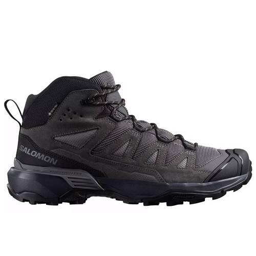 Buty męskie Salomon X Ultra 360 Leather Mid Gore-Tex Rozmiar butów (UE): 42 2/3 / Kolor: szary