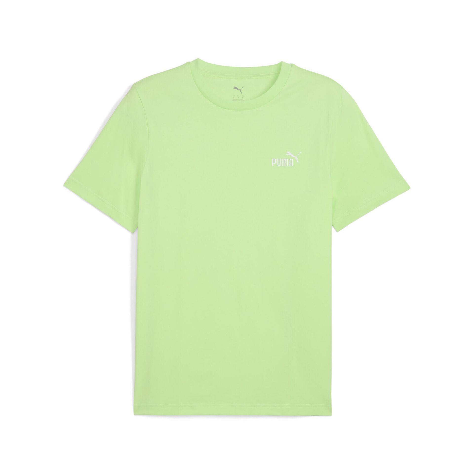 Męska koszulka Essentials z małym logo No. 1 PUMA Spring Fern Green