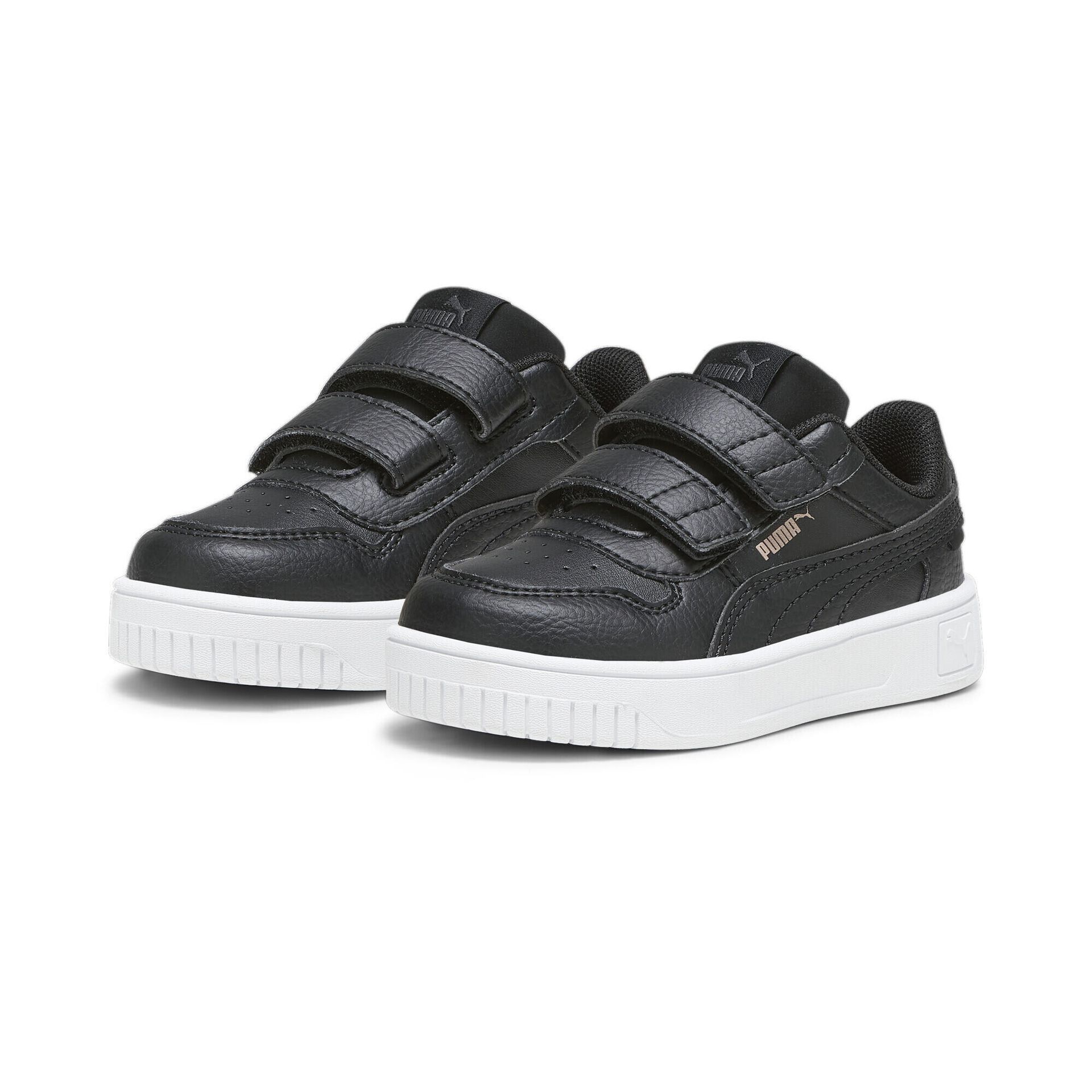Sneakersy Carina Street dla małych dzieci PUMA Black Rose Gold White Metallic