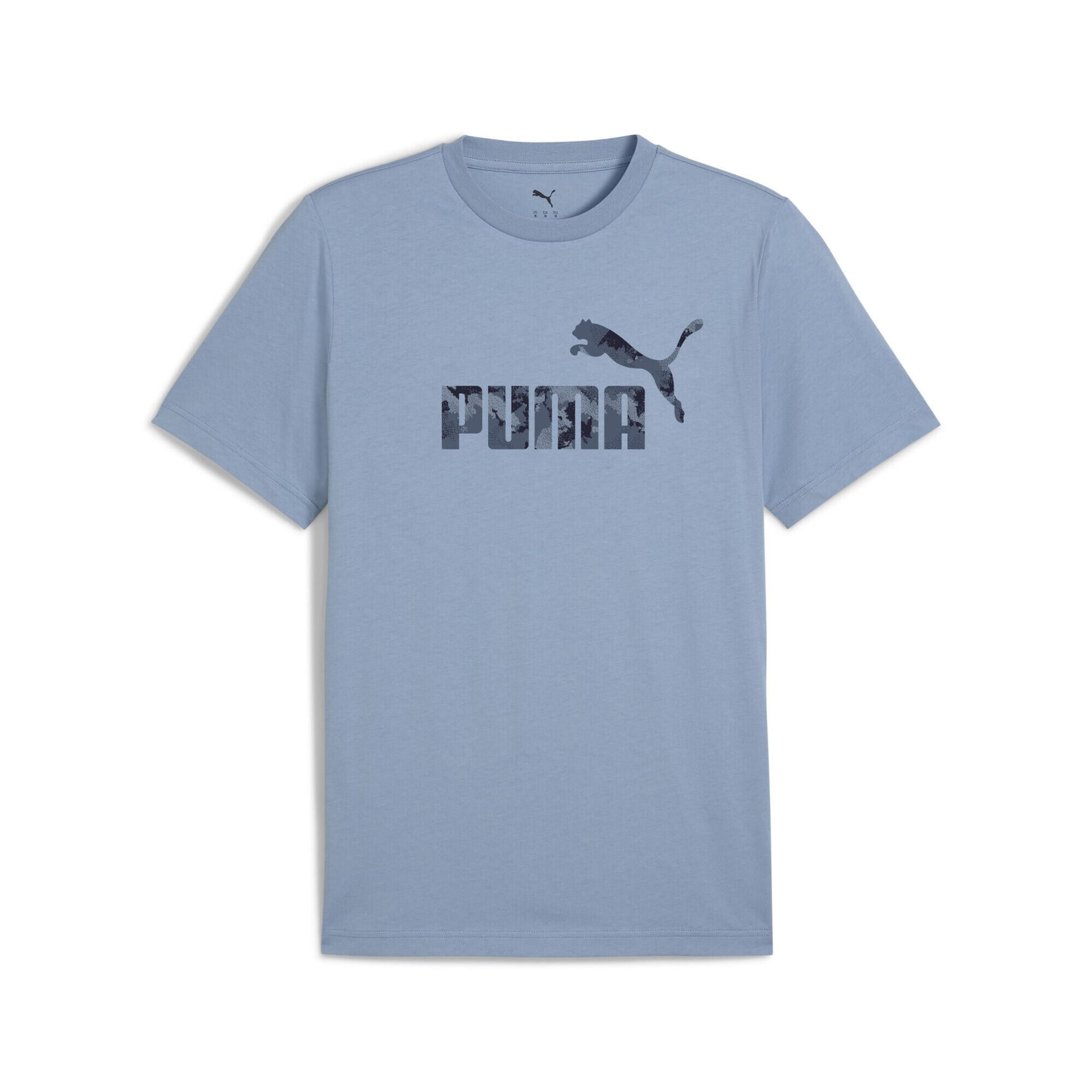 Męska koszulka Essentials Camo PUMA Cool Blue
