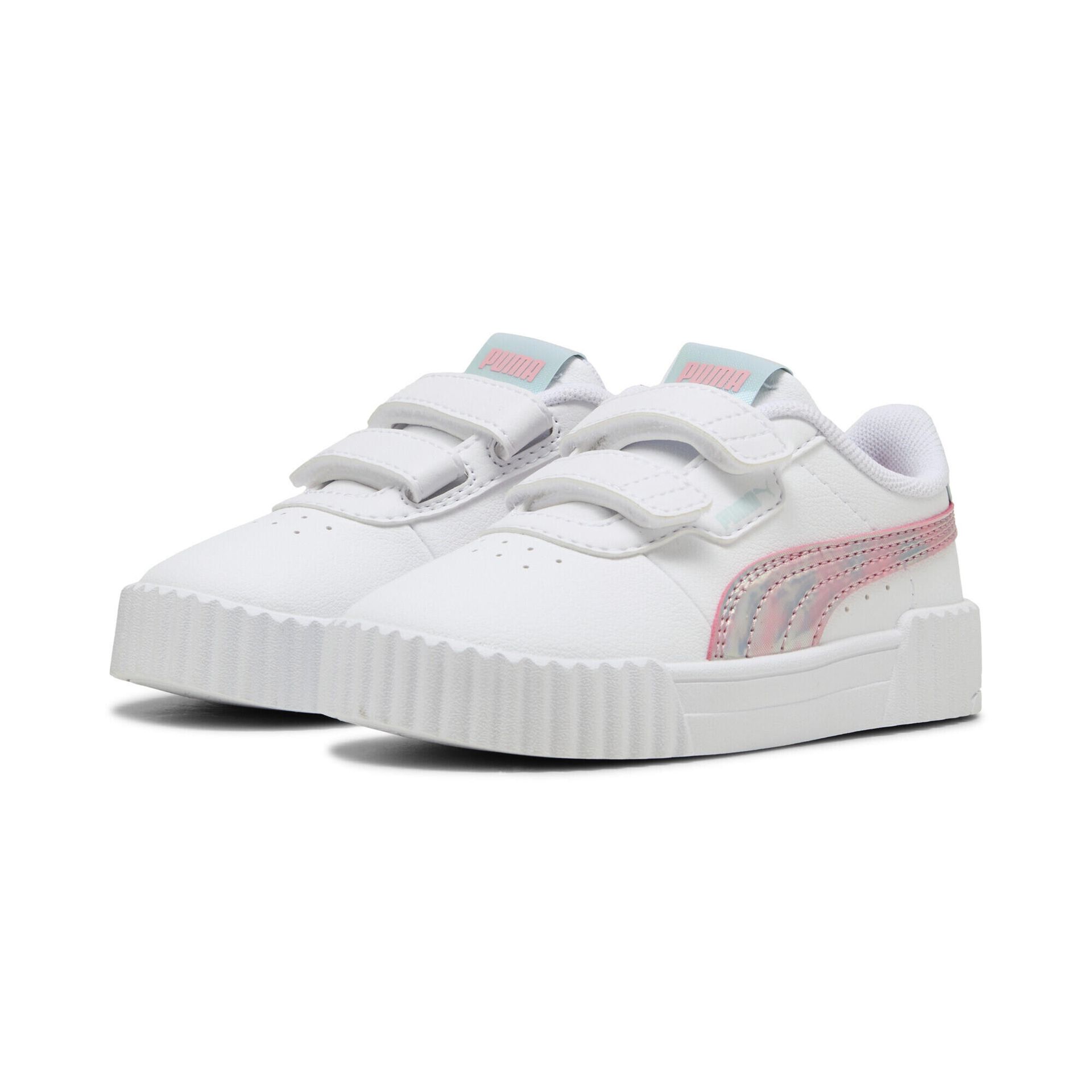 Sneakersy Carina 3.0 Space Belle dla małych dzieci PUMA White Pinkscape Pink