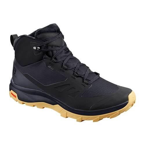 Salomon Outsnap CSWP Buty Mężczyźni, black/ebony/gum1a UK 10 EU 44 2/3 2020 Trapery turystyczne L40922000033-10