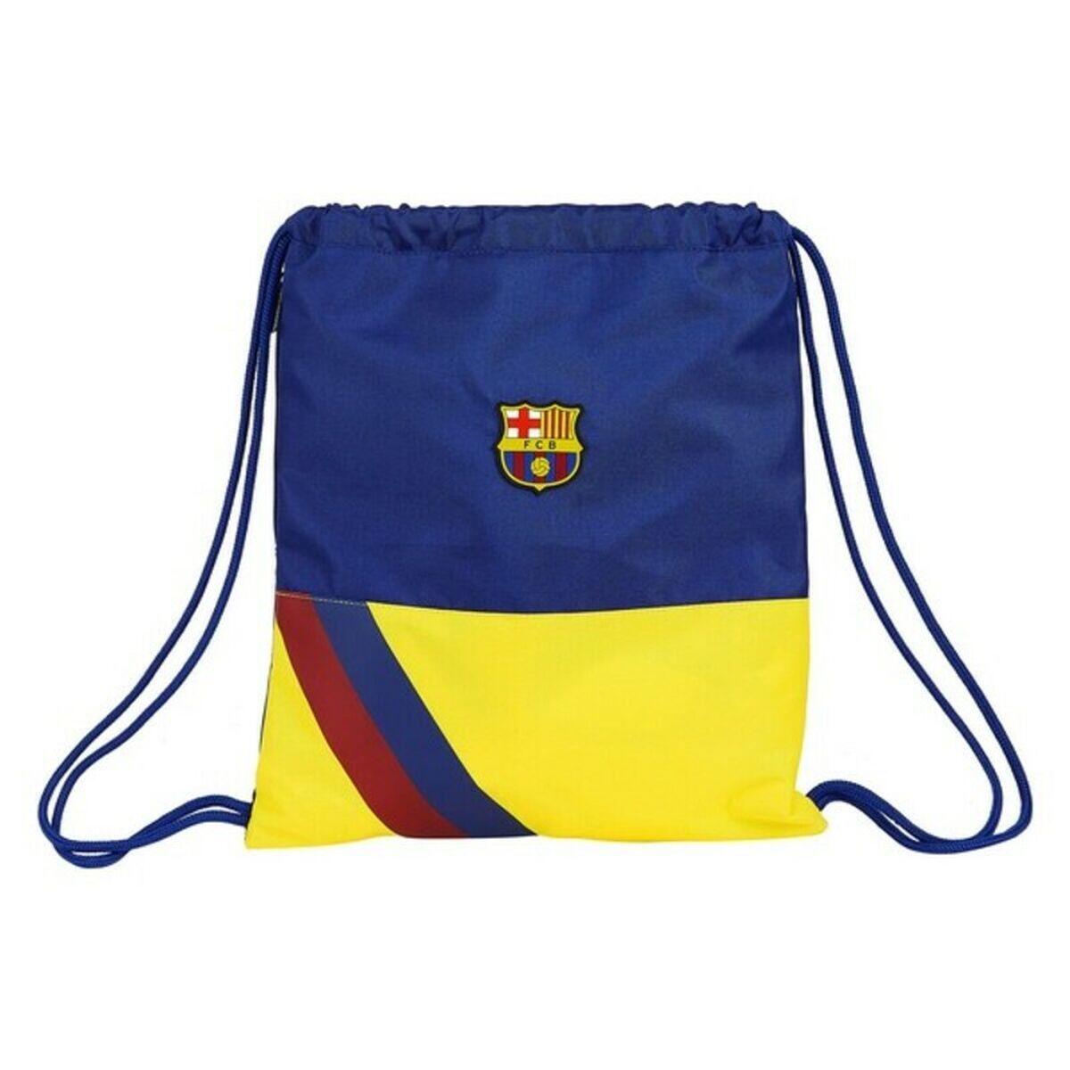 Plecak z paskami F.C. Barcelona niebieski