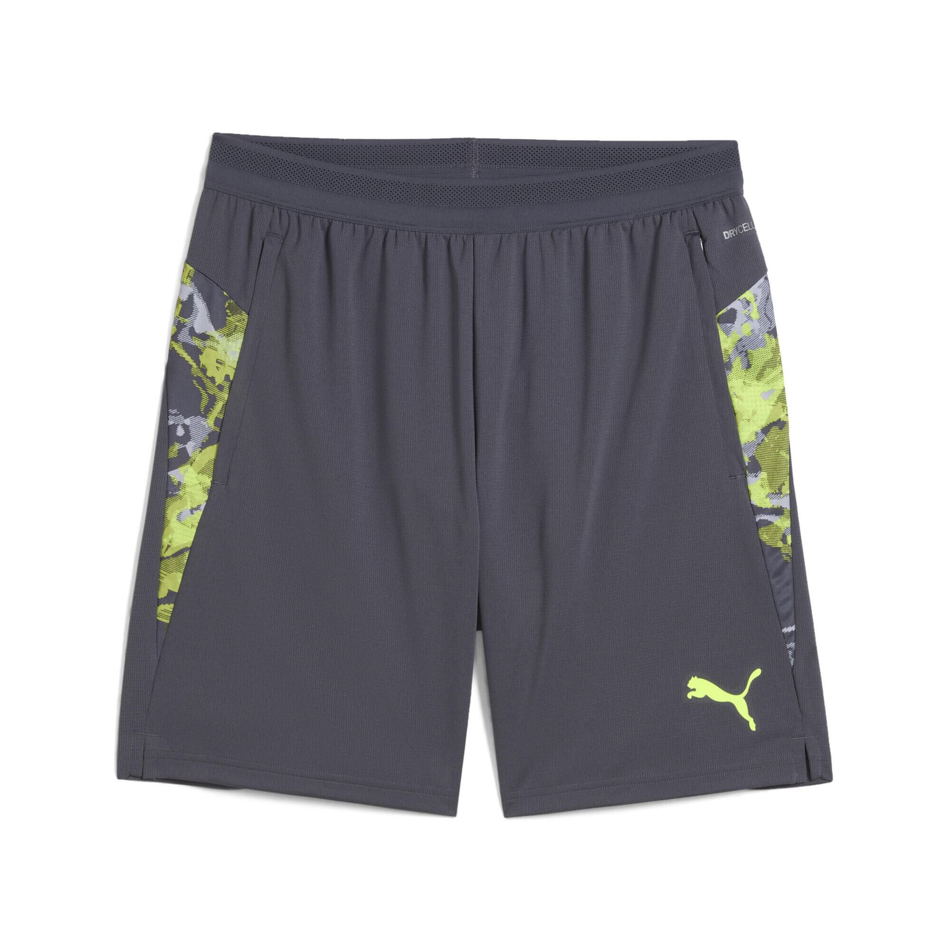 Męskie szorty piłkarskie IndividualCUP PUMA Galactic Gray