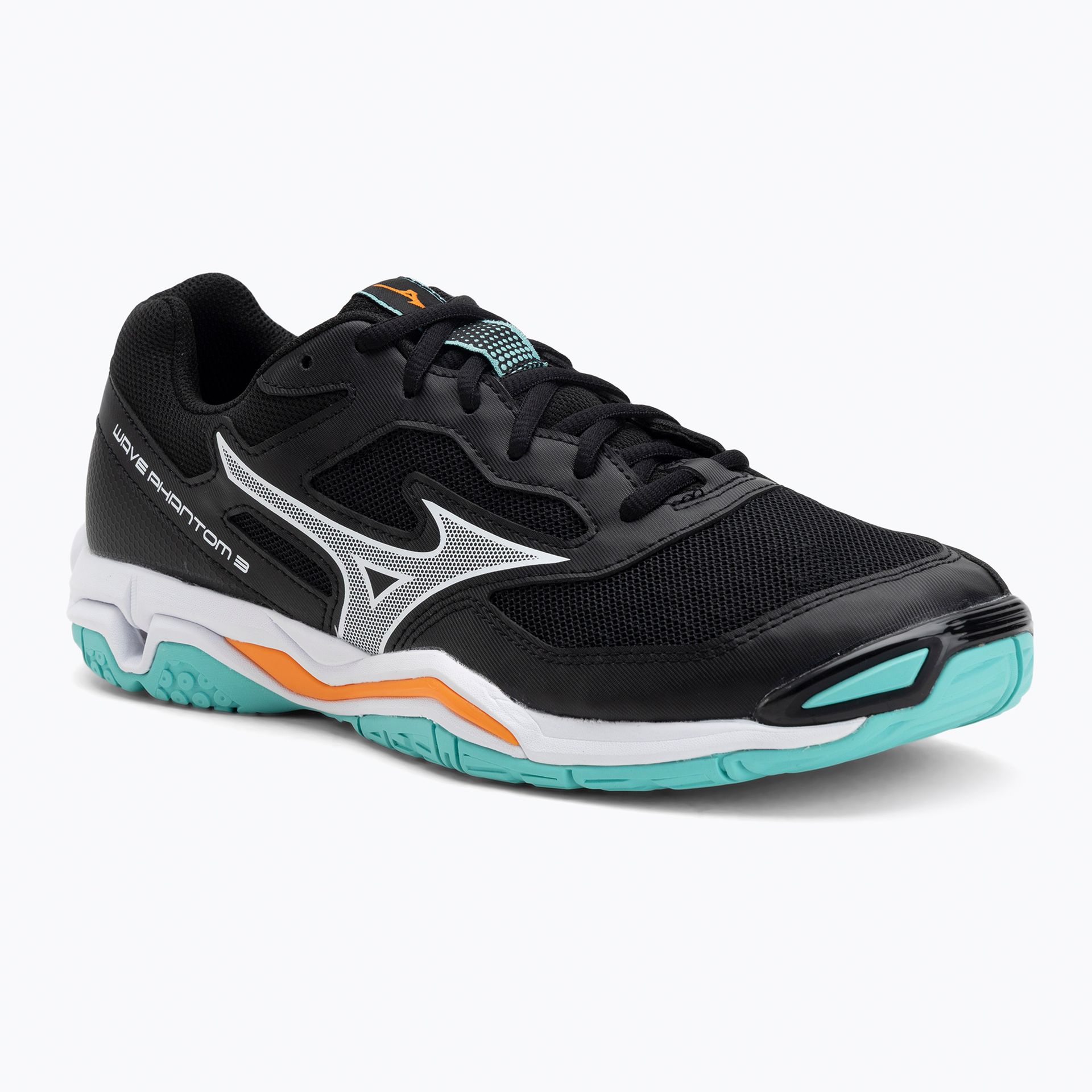 Buty do piłki ręcznej Mizuno Wave Phantom 3 black/tangelo/ice green WYSYŁKA W 24H 30 DNI NA ZWROT