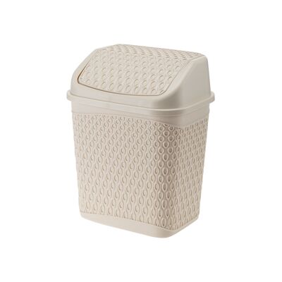 Kosz uchylny 6,2 l Orion 02954 beż