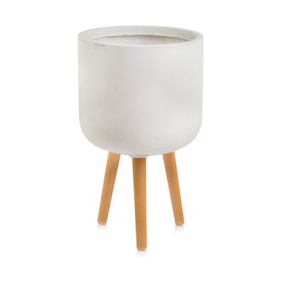 Donica z włókna ceramicznego na nogach 30 cm