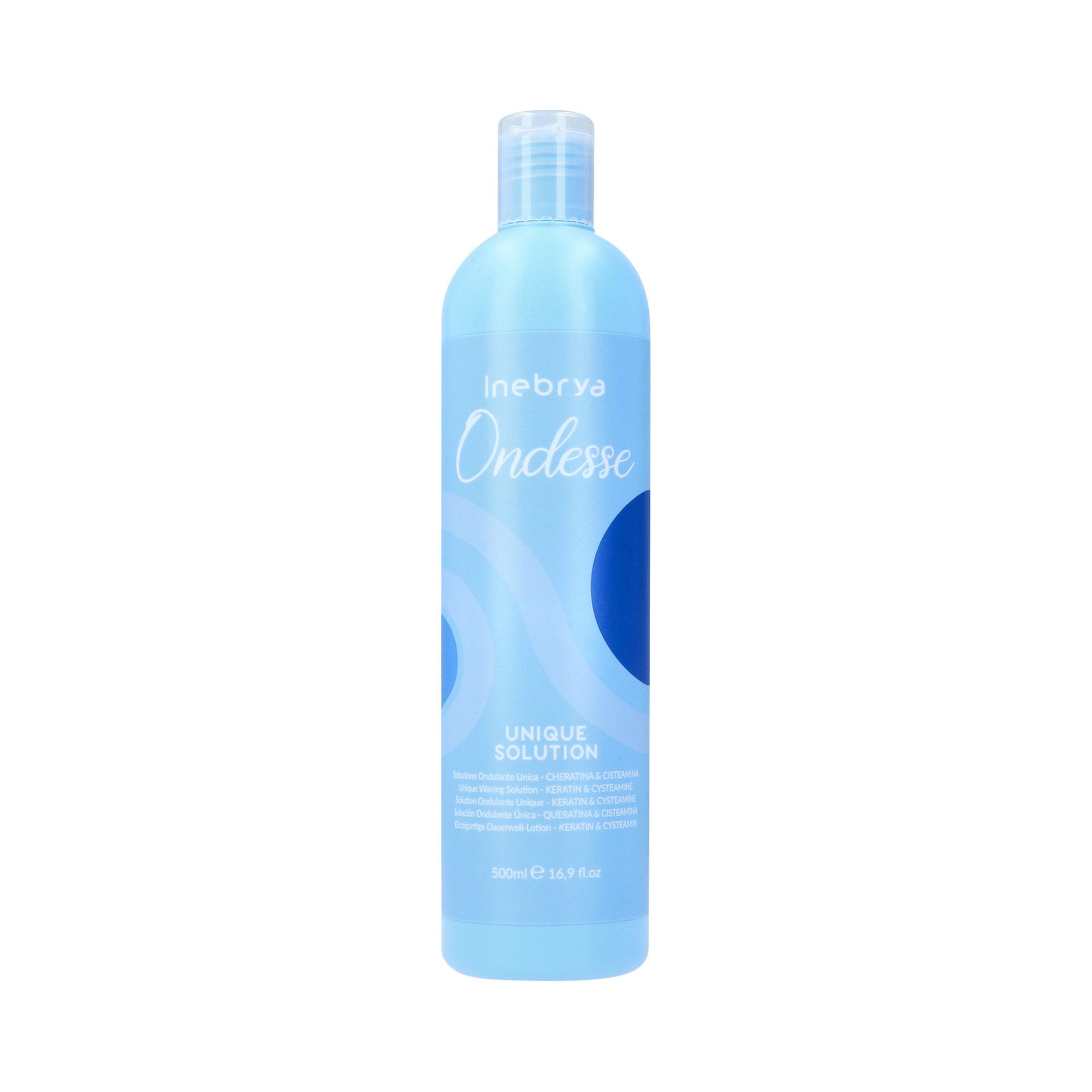INEBRYA ONDESSE UNIQUE SOLUTION Płyn do trwałej ondulacji z keratyną 500 ml