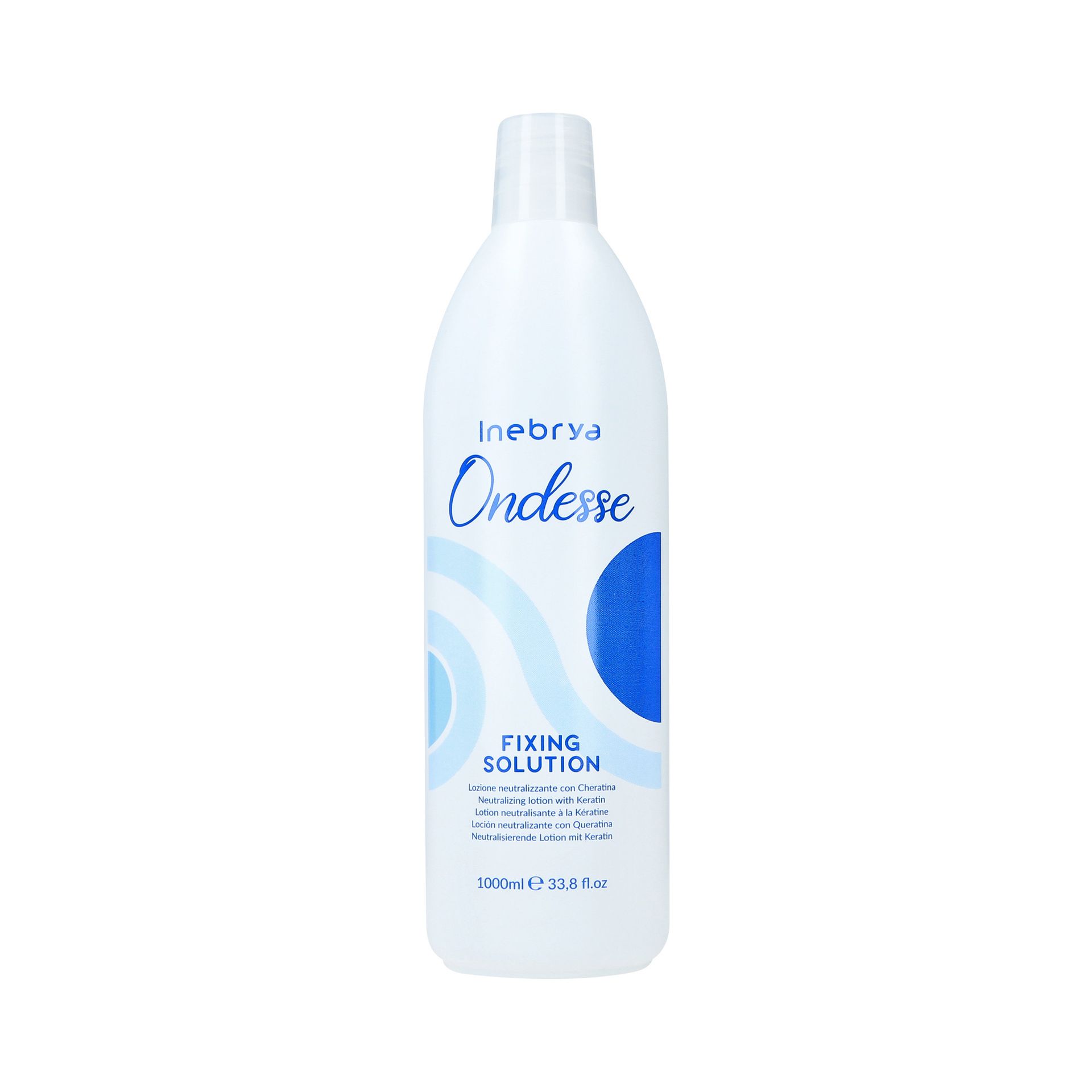 INEBRYA ONDESSE FIXING SOLUTION Neutralizer do trwałej ondulacji z keratyną i proteinami mleka 1000 ml