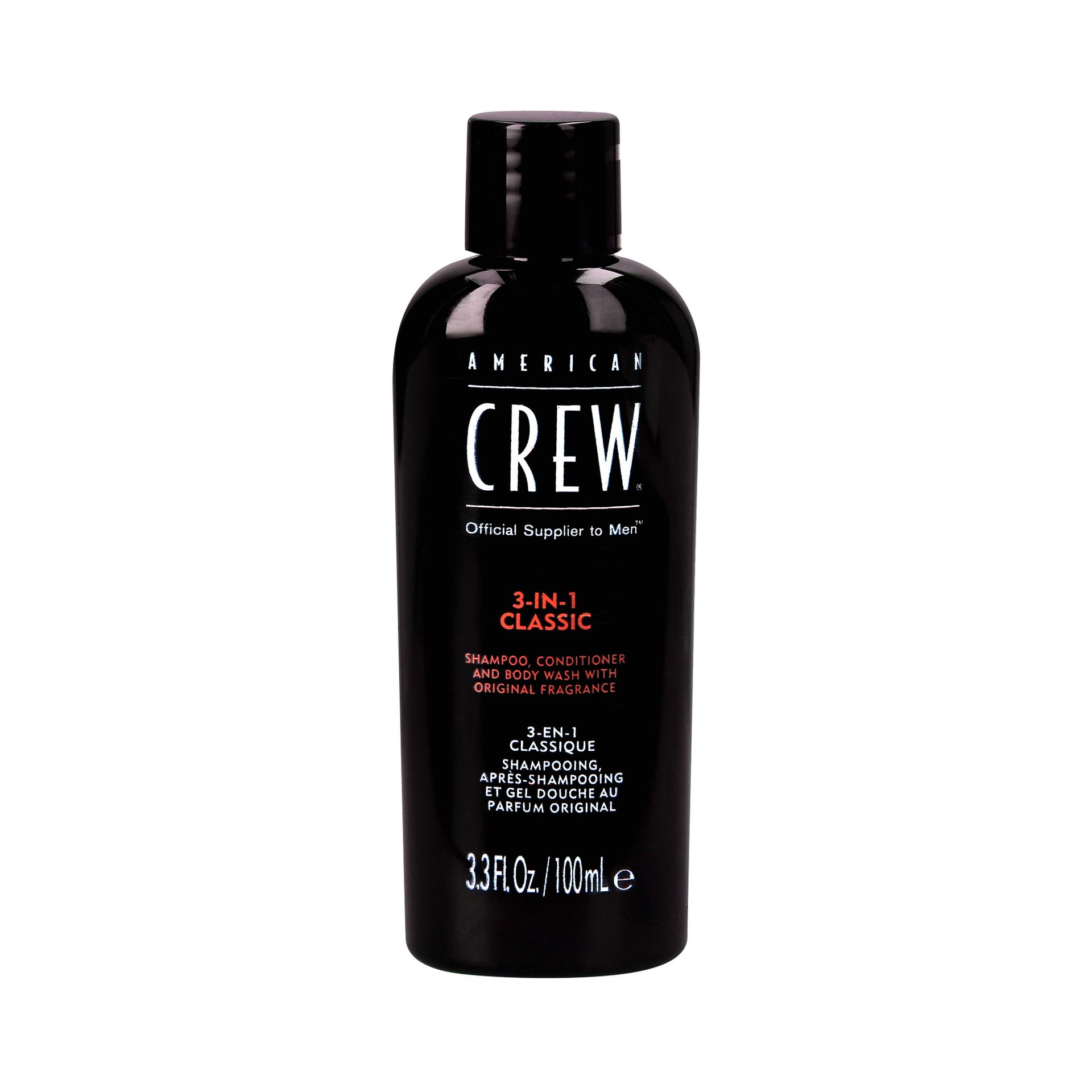 AMERICAN CREW CLASSIC Szampon do włosów, odżywka i żel pod prysznic 3w1 100 ml