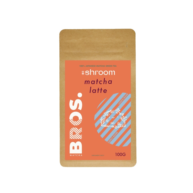 Matcha Bros. Shroom Matcha Latte 100g - matcha z adaptogenami