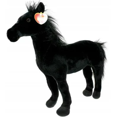 Pluszowy koń czarny - 55cm Dubi Plusz