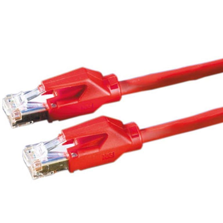 Dätwyler Cables S/FTP Patch cable Cat6, Red, 1m kabel sieciowy Czerwony