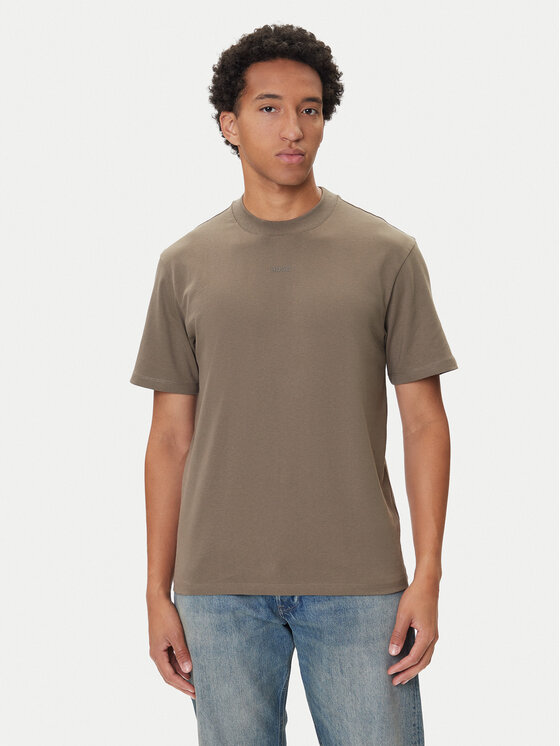 HUGO T-Shirt Dapolino 50488330 Zielony Relaxed Fit