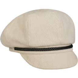 Czapka Kaszkiet Fine Cord by Seeberger, beżowy, One Size