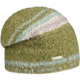 Czapka Dzianinowa Meliva Bouclé by Seeberger, zielony, One Size