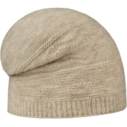 Czapka Beanie Mavilla Headsock by Seeberger, jasnobeżowy, One Size