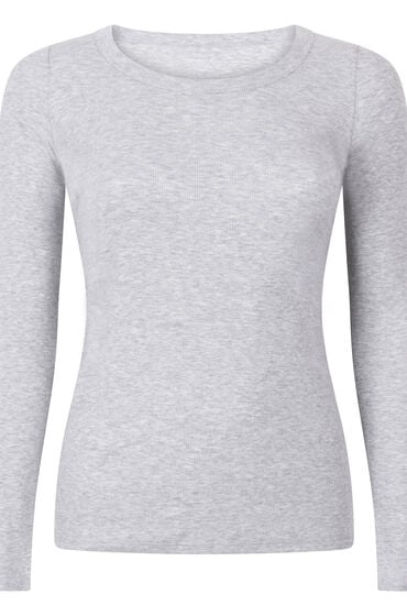 Hunkemöller Top piżamowy Bawełna Szary