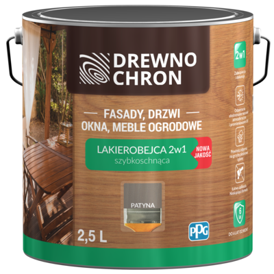 Drewnochron Lakierobejca 2w1 patyna 2,5 l