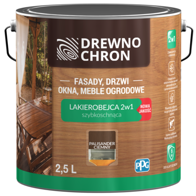 Drewnochron Lakierobejca 2w1 palisander ciemny 2,5 l