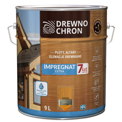 Drewnochron Impregnat EXTRA powłokotwórczy sosna 9 l