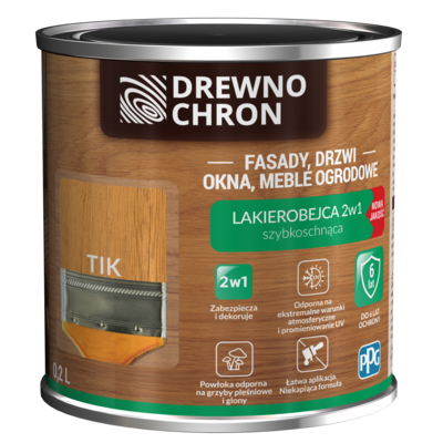 Drewnochron Lakierobejca 2w1 tik 0,2 l