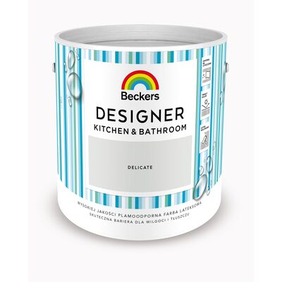 Beckers Farba lateksowa Designer KitchenBathroom Delicate 2,5 l