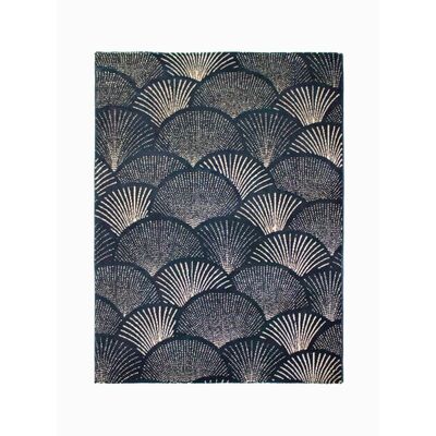 Dywan Sofia 160 x 230 cm pawie oko granatowy