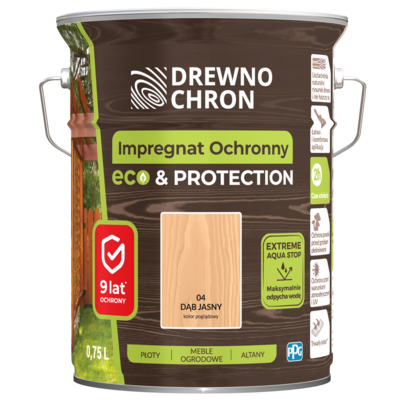 Drewnochron Impregnat ochronny ECOPROTECTION dąb jasny 4,5 l