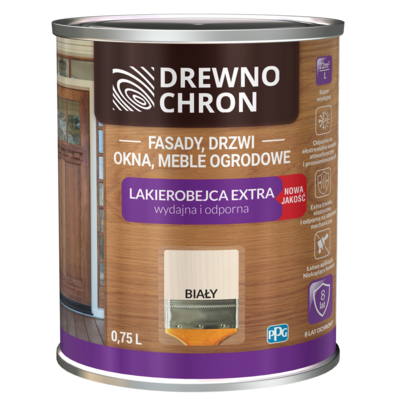 Drewnochron Lakierobejca Extra biały 0,75 l