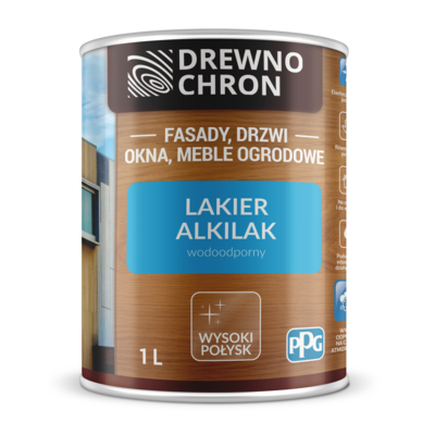 Lakier Alkilak połysk 1 l Drewnochron