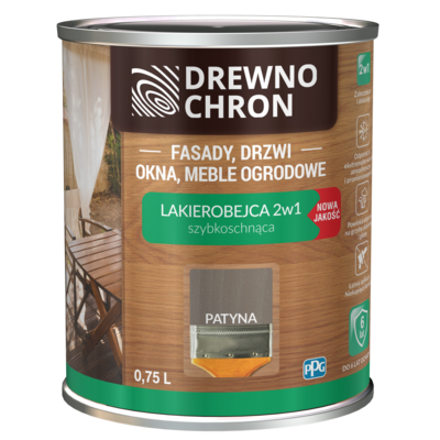 Drewnochron Lakierobejca 2w1 patyna 0,75 l