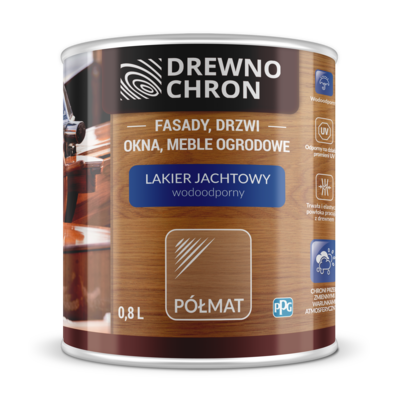 Lakier Jachtowy półmat 0,8 l Drewnochron