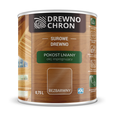Pokost lniany bezbarwny 0,75 l Drewnochron