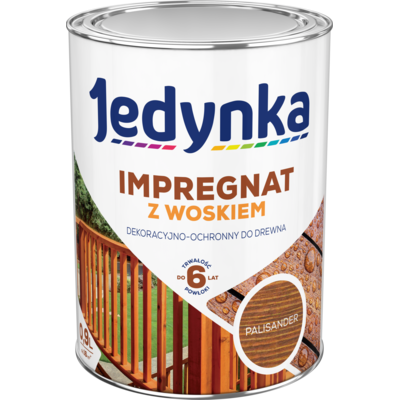 Jedynka Impregnat do drewna z woskiem Palisander 0,9 l